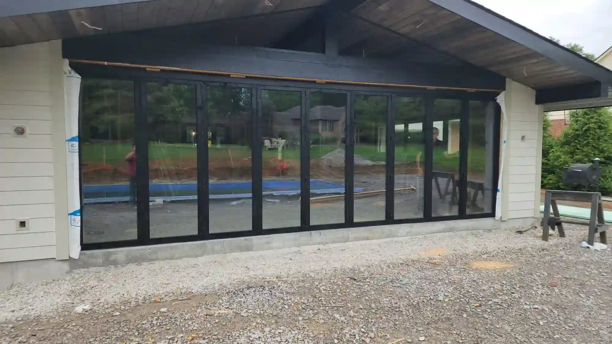 Garage Door Patio enclosure