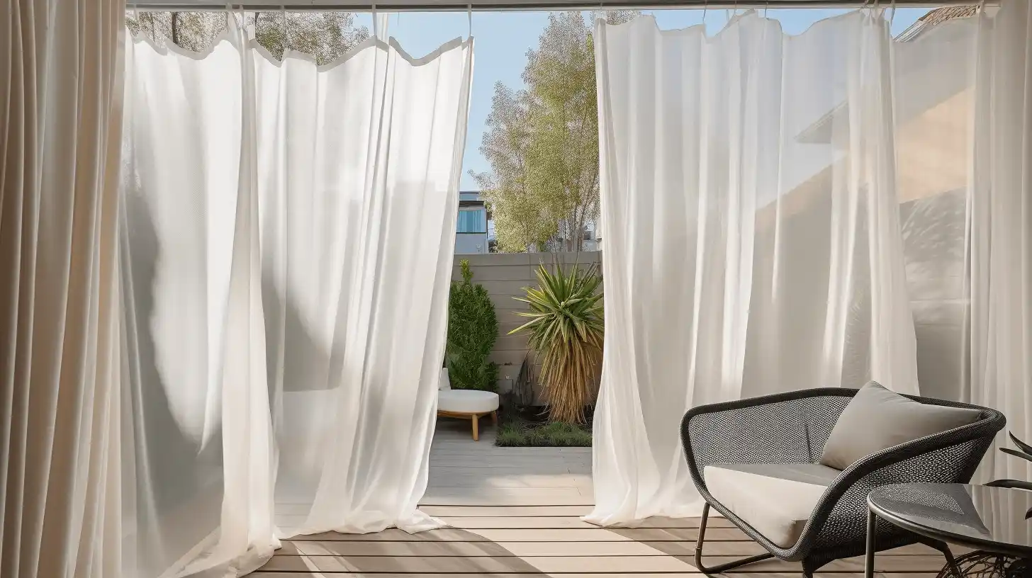 outdoor privacy curtains